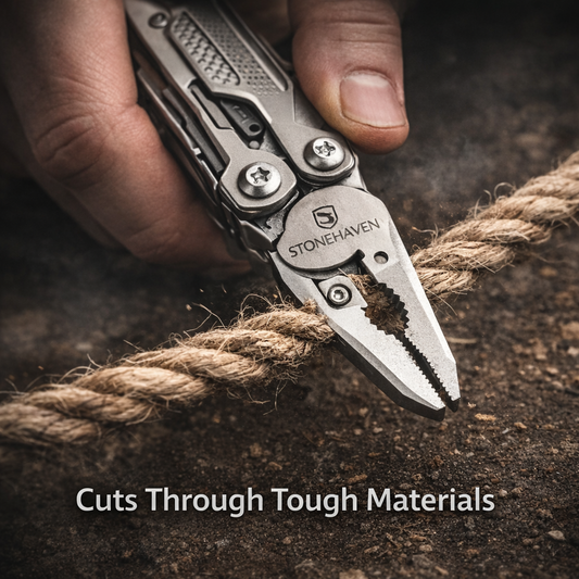 Stonehaven Multitool — Forge Series (20-in-1 EDC Tool) — Emergency-Ready EDC Multitool