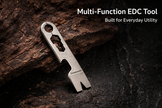 Stonehaven Titanium Pry Bar (EDC Multitool) — Forge Series