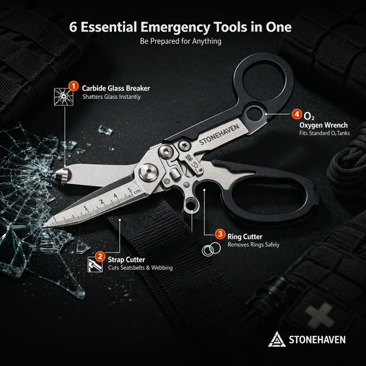 Stonehaven Forge Series - Emergency Trauma Shears (EDC / First Response Tool)