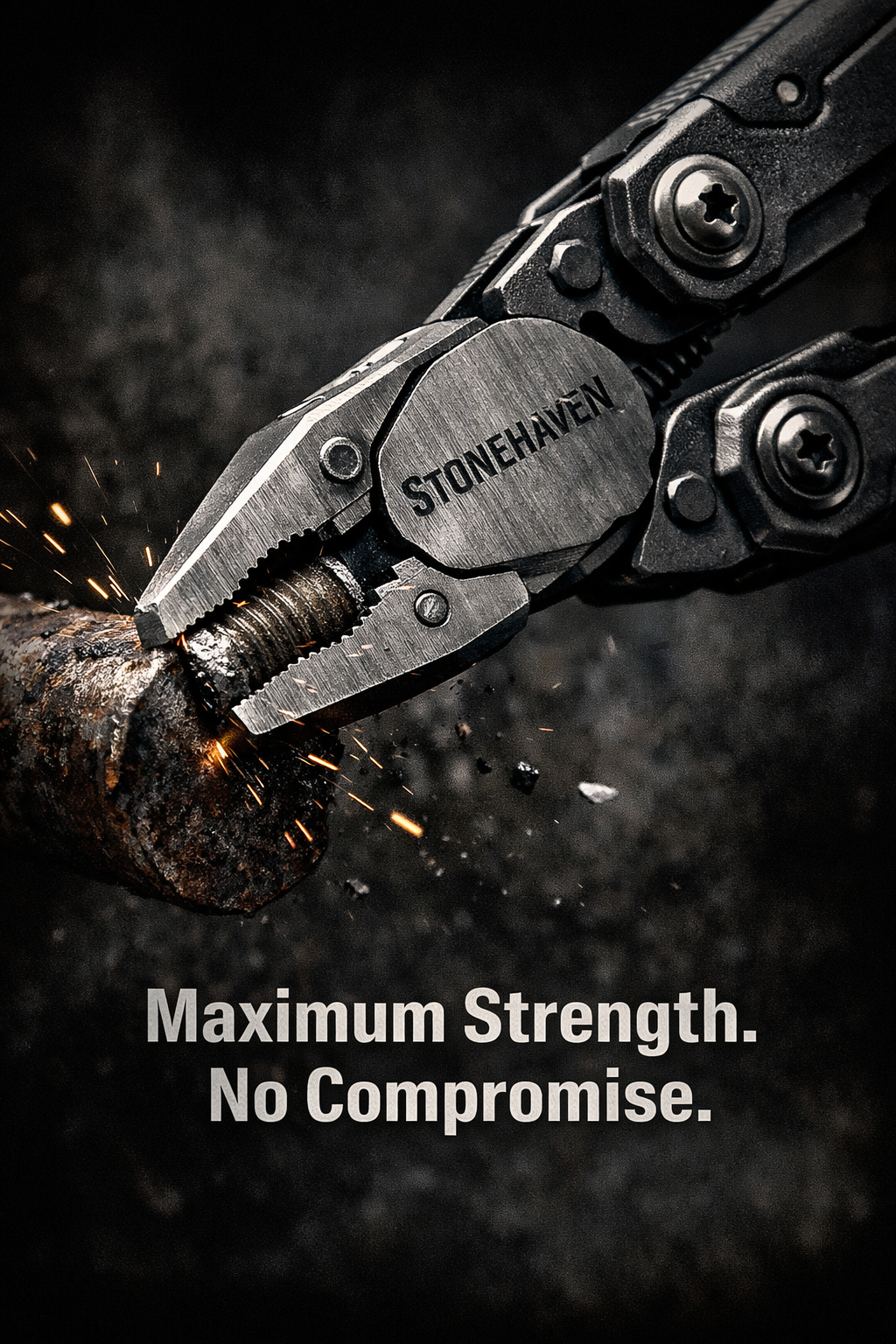 Stonehaven Multitool — Forge Series (20-in-1 EDC Tool) — Emergency-Ready EDC Multitool
