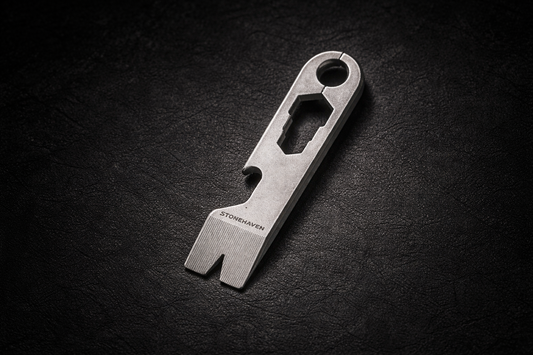Stonehaven Titanium Pry Bar (EDC Multitool) — Forge Series