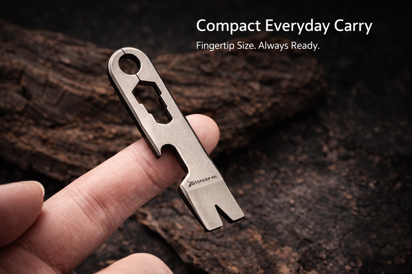 Stonehaven Titanium Pry Bar (EDC Multitool) — Forge Series